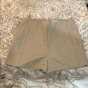 Beige Babaton shorts | Aritzia